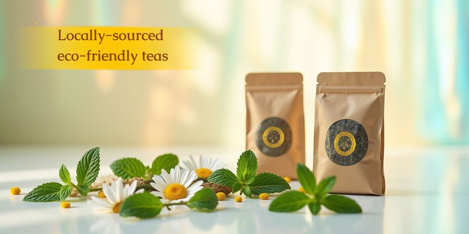 Plastic-free compostable tea bags and recyclable packaging by Himalayan Firefly